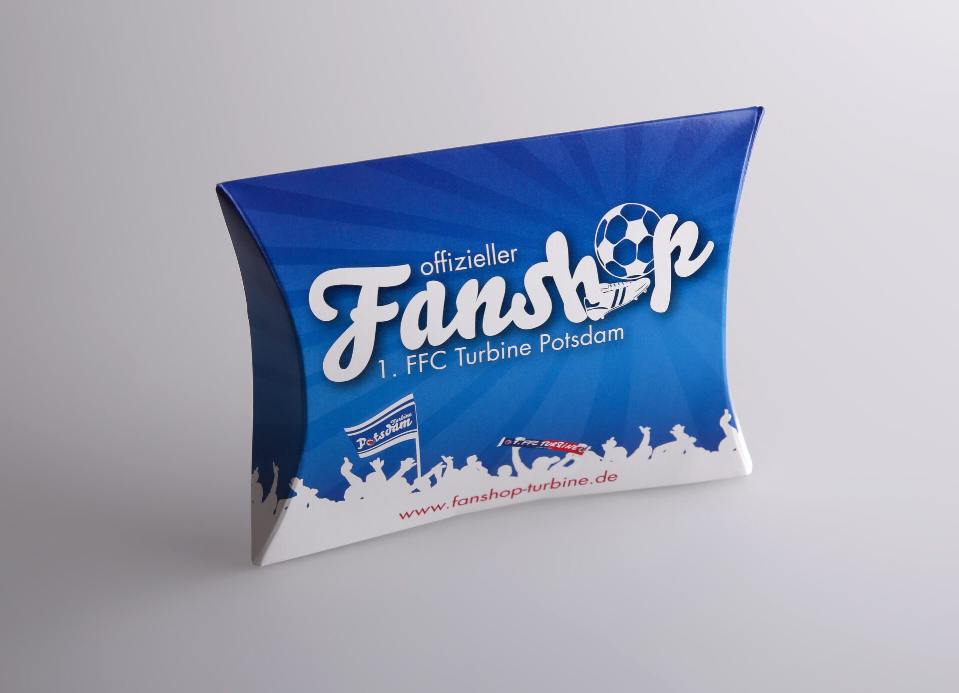 Individuell gestaltete gewölbte Verpackung 1. FFC Turbine Potsdam