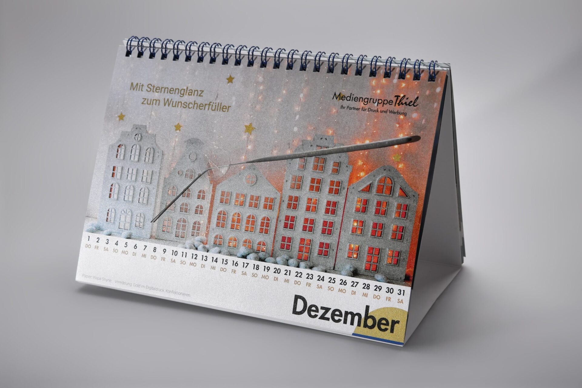 Tischkalender Mediengruppe Thiel Monat Dezember