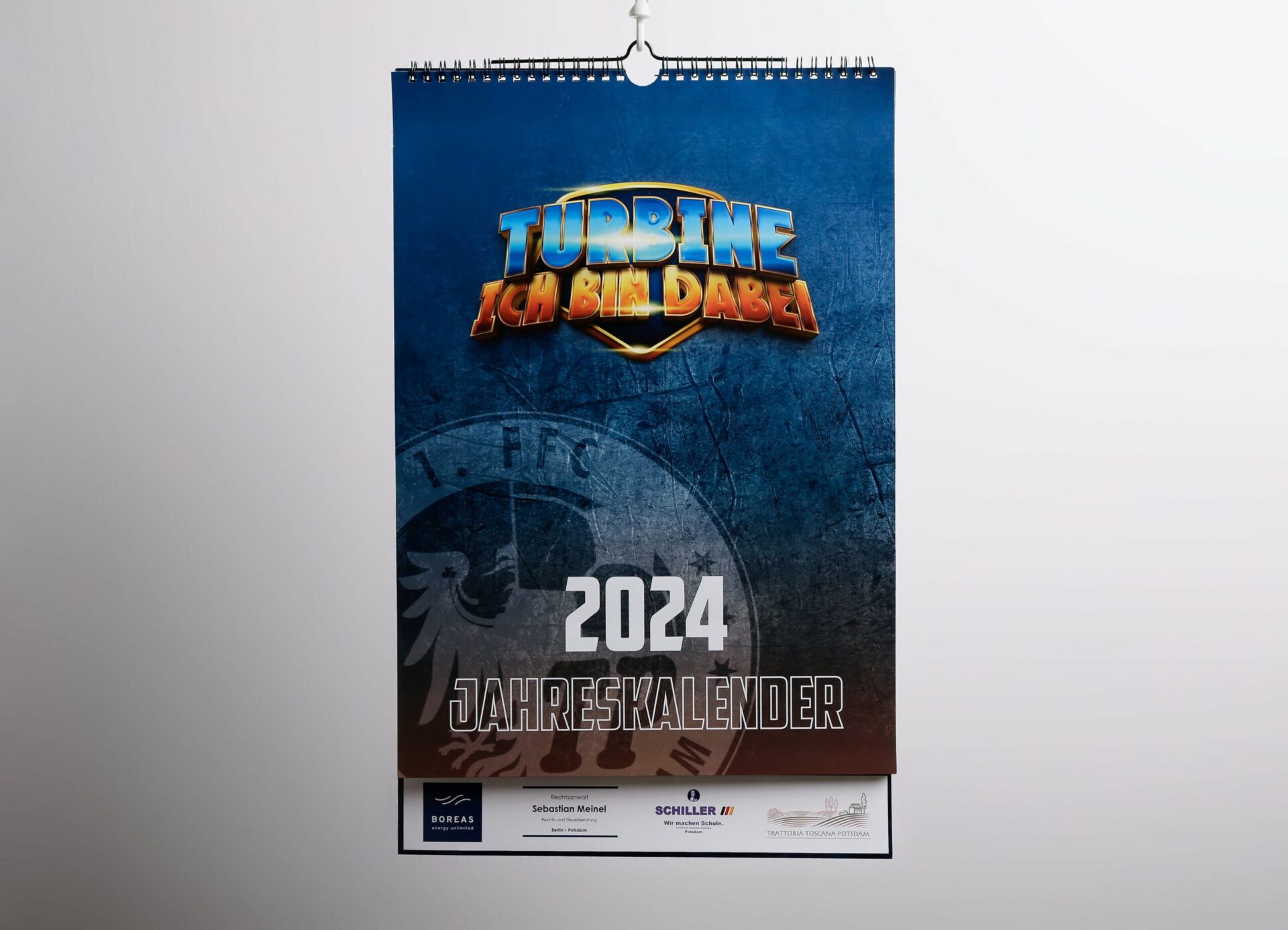Wandkalender 2024 Turbine Ich bin dabei