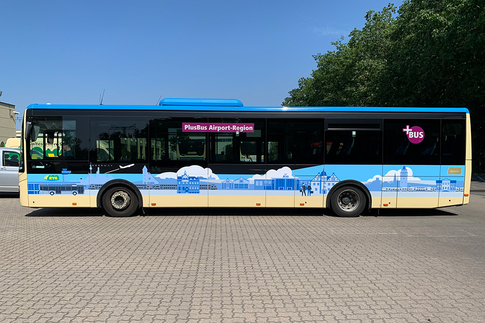 Teilfolierung Bus