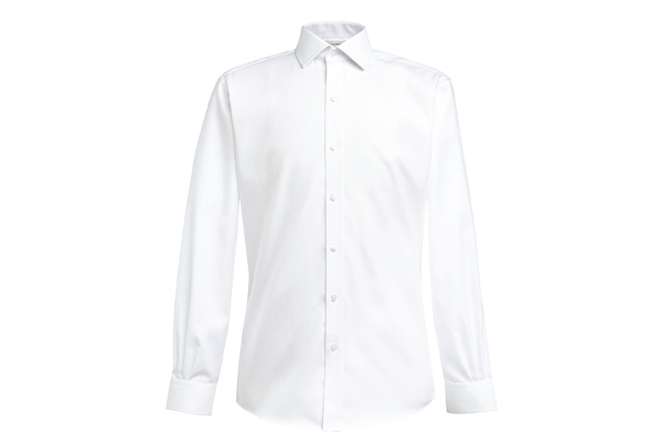 Weißes Brook-Taverner Business-Hemd zur Bestickung und Logo-Veredelung für Corporate Wear.